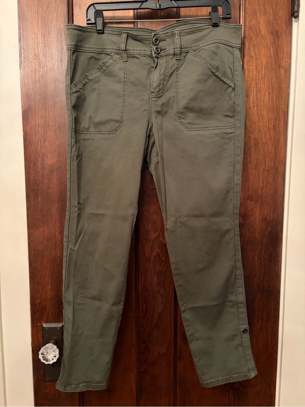 Torrid Size 12 Olive Aviator Convertible Crop Pants